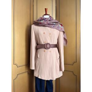 Vintage jacket in camel by Emanuel Ungaro, size XL